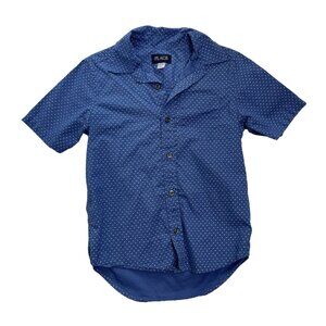 Boys Button Down Dress Shirt Boys Childrens Place Size 7 8 M Short Sleeve u
